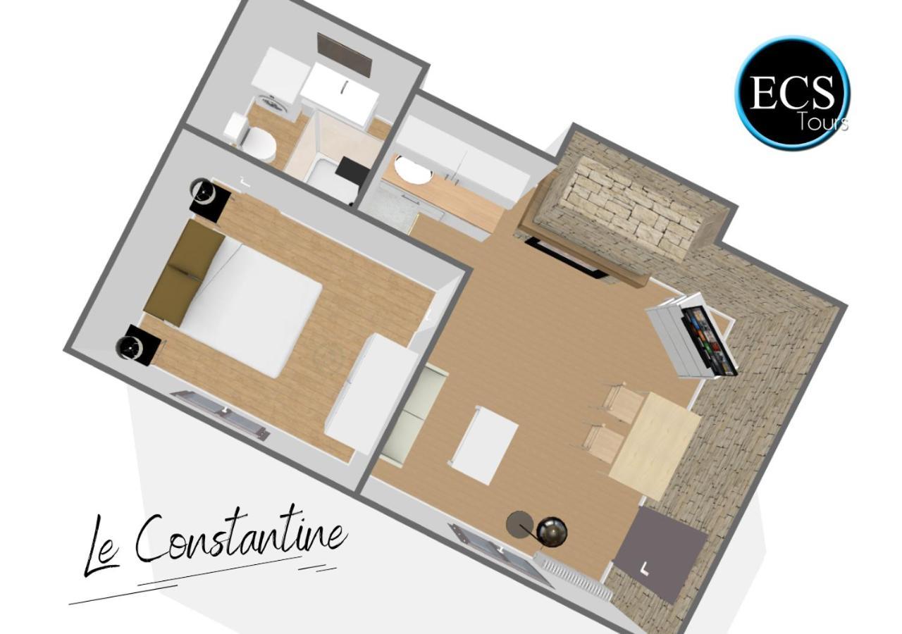 Le Constantine - Quartier Historique - Charme & Ancien Apartment Tours Exterior photo